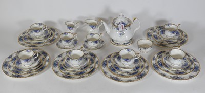 Lot 164 - A Royal Albert Moonlight Rose pattern part...