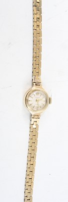 Lot 352 - A lady's 9ct gold Audemars cased manual wind...