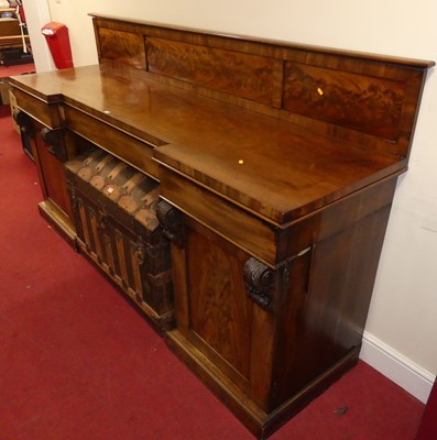 Lot 1193 - An early Victorian mahogany and flame mahogany...