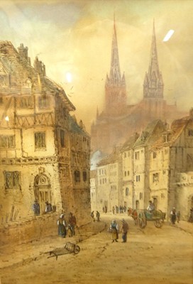 Lot 1040 - L. Lewis - Pair; Strasbourg and Rouen,...