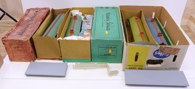 Lot 192 - Two boxes of Hornby 0 gauge accessories to...