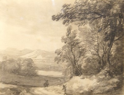 Lot 1072 - Late 18th century English school - Travellers...