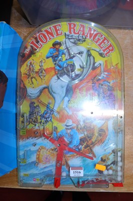 Lot 594 - A Lone Ranger by Marx Toys plastic bagatelle