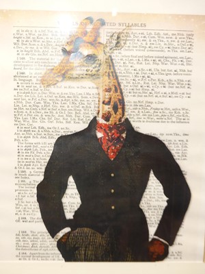 Lot 1078 - A reproduction humorous print; together with...