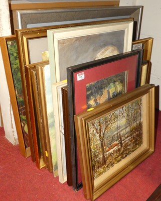 Lot 1083 - A collection of pictures, largely being...