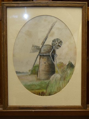 Lot 1073 - Two boxes of assorted pictures and prints, to...