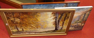 Lot 1098 - Late 20th century school - Big Ben from across...