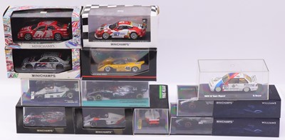 Lot 1951 - A Minichamps 1/43 scale group of 12 various...