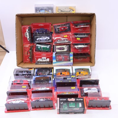 Lot 1980 - Two boxes containing 1/43 scale modern issue...