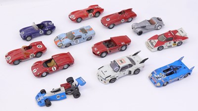 Lot 1732 - A small collection of white metal and resin...