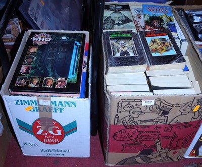 Lot 1550 - Four boxes of various Dr Who related trading...