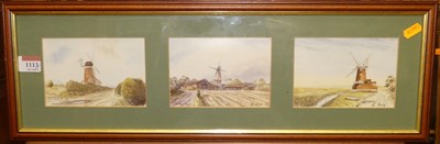 Lot 1113 - Ron Brooks - Mill studies, set of three...