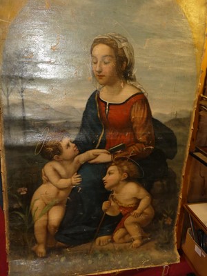 Lot 1116 - After Raphael - The Madonna and Child with St...