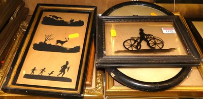 Lot 1132 - A Victorian reverse painting on glass...