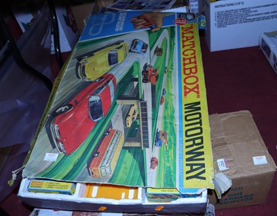 Lot 1527 - Matchbox Lesney Race Way Gift, together with a...