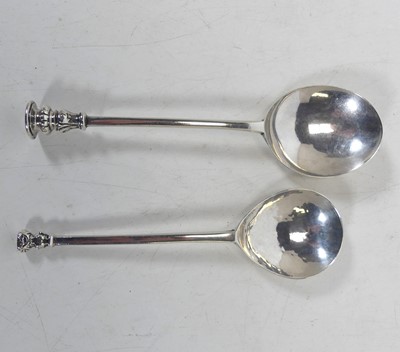 Lot 296 - An antique silver anointing spoon, having a...