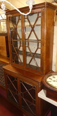 Lot 1317 - A late Victorian walnut round cornered...