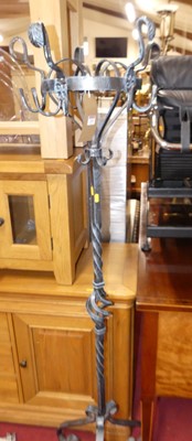Lot 1333 - A contemporary wrought iron freestanding...