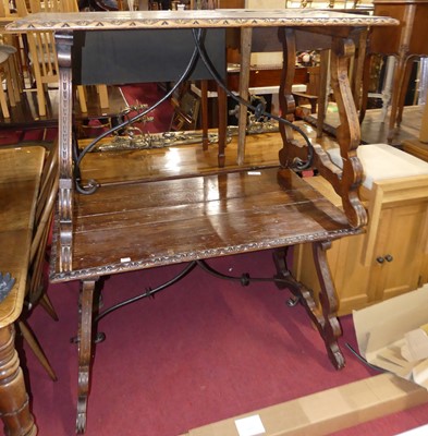 Lot 1337 - A pair of early 20th century Spanish stained...