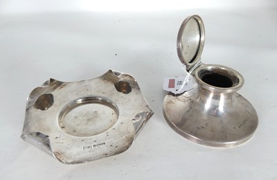 Lot 304 - An Edwardian silver dish, of hexagonal form,...