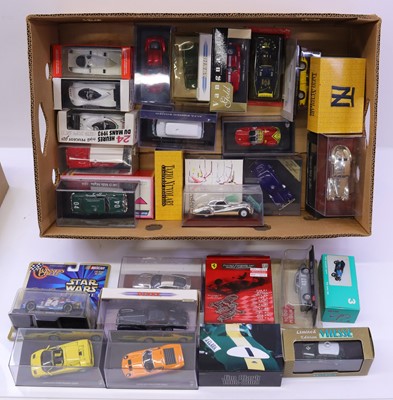 Lot 1982 - Two boxes containing 1/43 scale modern issue...