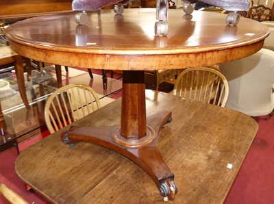 Lot 1350 - A Victorian mahogany circular tilt-top...