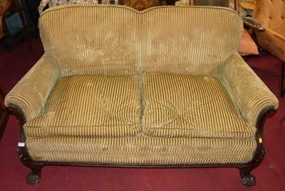 Lot 1373 - An early 20th century mahogany framed and...