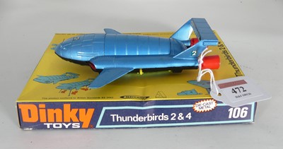 Lot 472 - A Dinky diecast model of Thunderbird II, with...