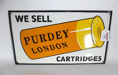 Lot 476 - A reproduction enamel on metal advertising...