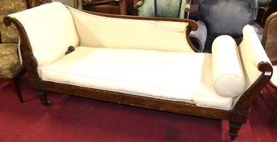 Lot 1390 - A 19th century simulated rosewood framed twin...