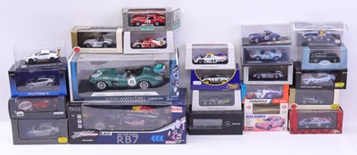 Lot 1985 - A box of mostly 1/43 scale modern issue...