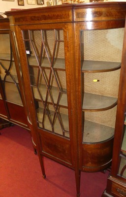 Lot 1459 - An Edwardian mahogany single door astragal...