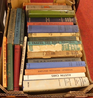 Lot 528 - A collection of motoring related volumes, to...