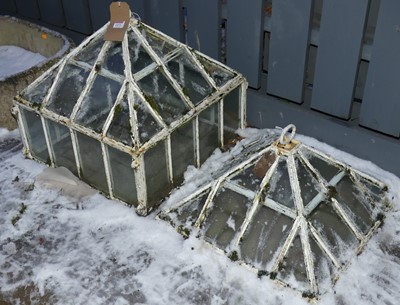 Lot 1472 - An early 20th century painted cast iron framed...