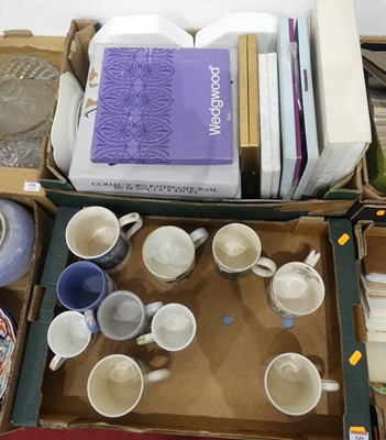 Lot 549 - A collection of mugs, to include Crown...