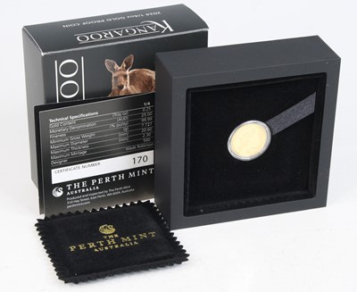 Lot 2101 - Australia, The Perth Mint, Kangaroo 2025 1/4oz...