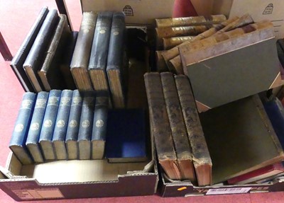 Lot 573 - A Chambers Encyclopedia 7 vols, bound in tan...