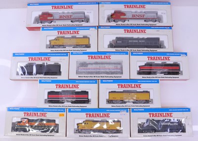 Lot 885 - 11 boxed HO Scale American Outline Walthers...