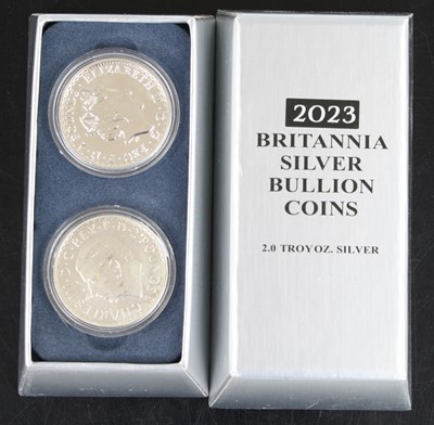 Lot 2116 - United Kingdom, 2023 Britannia Silver Bullion...