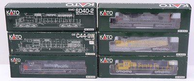 Lot 911 - Kato HO Scale boxed American outline...