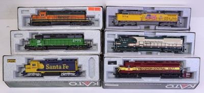 Lot 908 - Kato HO Scale American Outline Locomotive...
