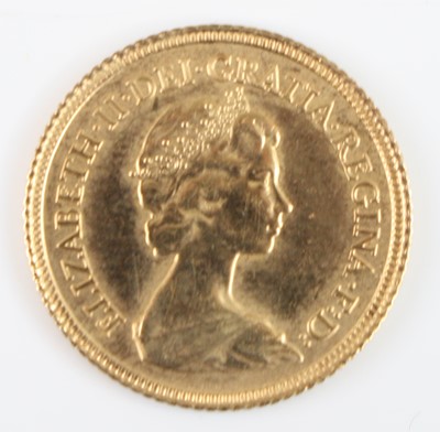 Lot 2129 - Great Britain, 1982 gold half sovereign,...