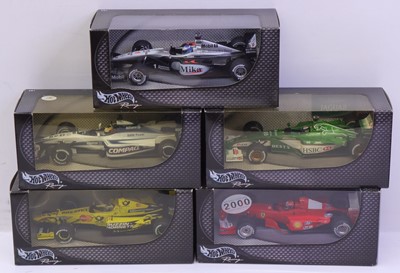 Lot 2018 - Hot Wheels Racing 1/24 scale group of 5...