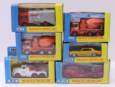 Lot 1337 - Matchbox King size group of 6 diecast models...
