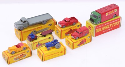 Lot 1195 - Dublo Dinky Group of 7 diecasts to include: No....