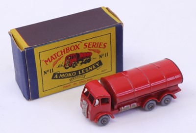 Lot 1324 - Matchbox Lesney No. 11 ERF Petrol Tanker in...