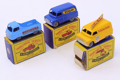 Lot 1342 - Matchbox Moko Lesney group of 3 diecasts to...