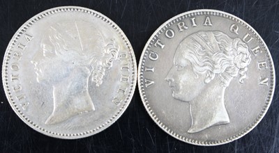Lot 2002 - British India, 1840 one rupee, obv: bust of...