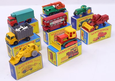 Lot 1349 - Matchbox group of 8 diecasts to include: No.37...