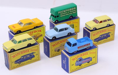 Lot 1353 - Matchbox group of 6 diecasts to include: No.46...